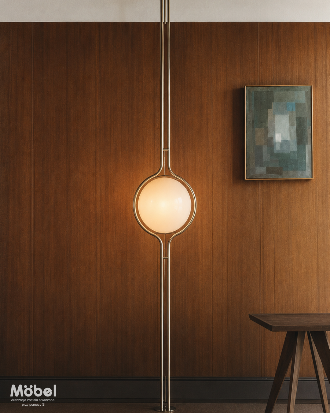 LAMPA PODŁOGOWA "ORBY" DO SUFITU